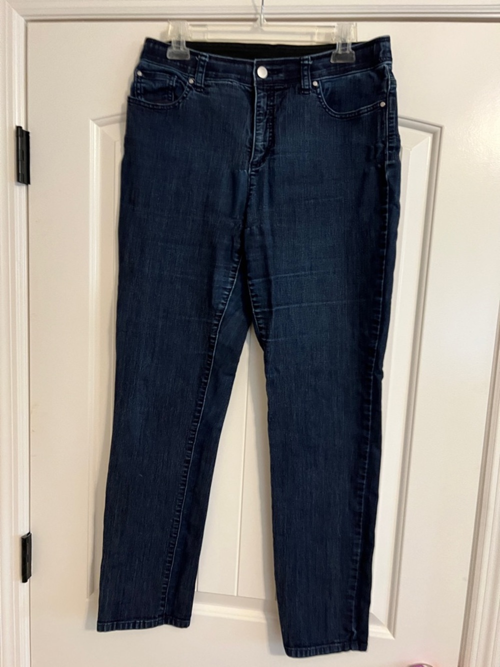 Chico's Dark Indigo Straight Leg Jeans